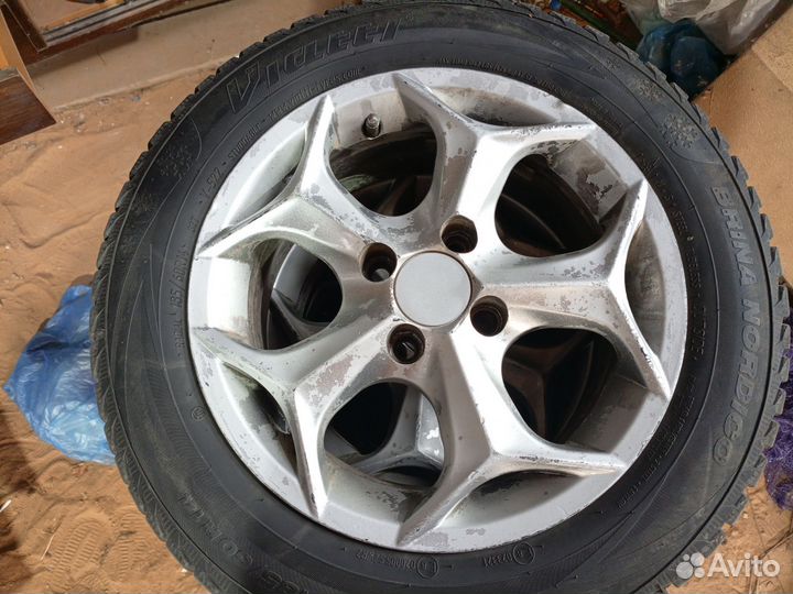 Зимняя резина r14 липучка шипы