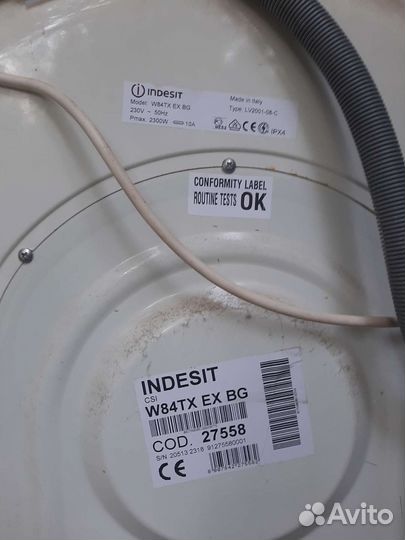 Стиральная машина indesit
