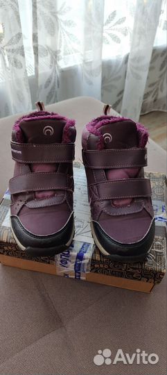 Полуботинки утеплённые для девочки 34