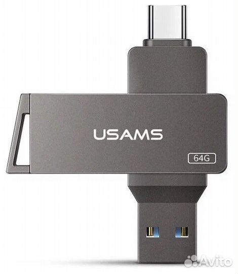 USB Флеш-накопитель usams Type-C + USB 3.0 16GB