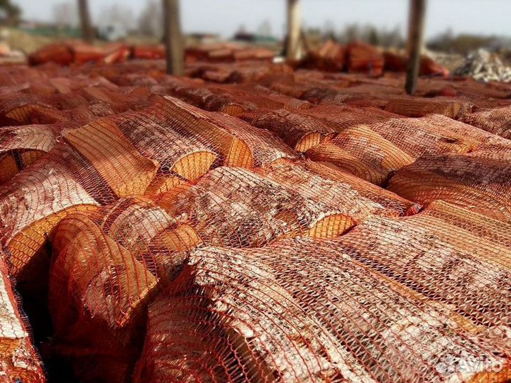 Дрова берёзовые колотые насыпь с доставкой