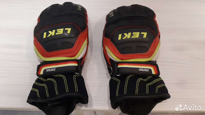 Перчатки с защитой leki 5,маска горнолыжная briko