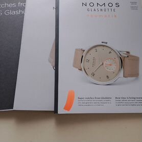 Новые каталоги часов Nomos Glashutte