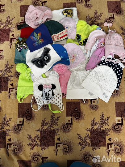 Детские шапочки для девочек