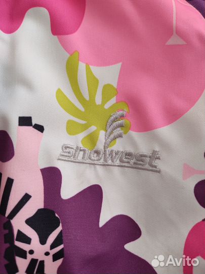 Зимний комбинезон для девочки 110 snowest