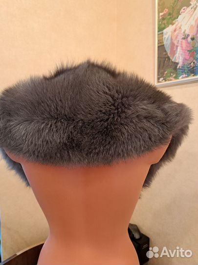 Меховой воротник песец