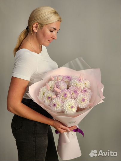 Букет георгин