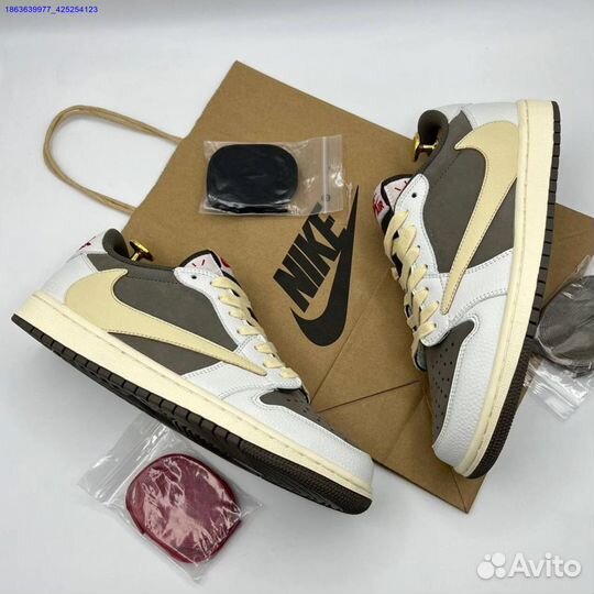 Кроссовки Travis Scott & Nike Air Jordan 1 Low