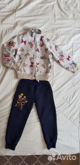 Костюм для девочки флисовый размер 110