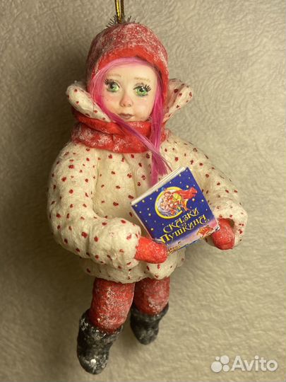 Ватные елочные игрушки