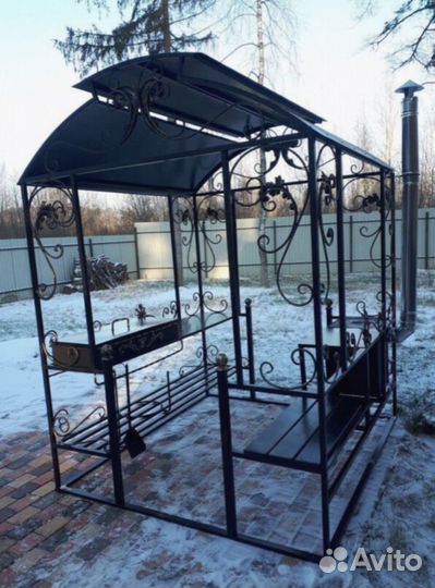 Мангал со столиком