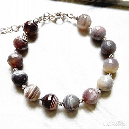 Браслет из бразильского агата