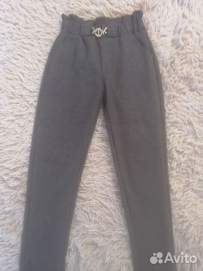 Школьные брюки для девочки рост 128