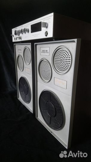 Усилитель radiotehnika у 101 + акустика 25ас-109