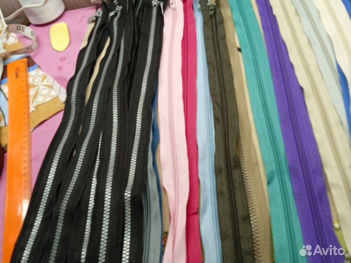 Молнии разъём ные75-80 см