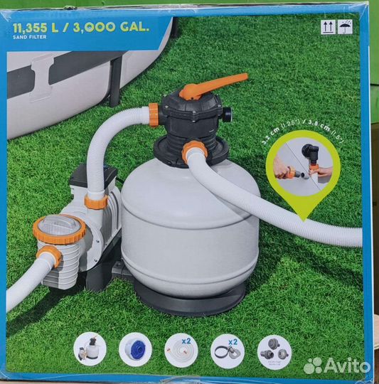 Песочный фильтр для бассейна 11355л/ч Bestway58486