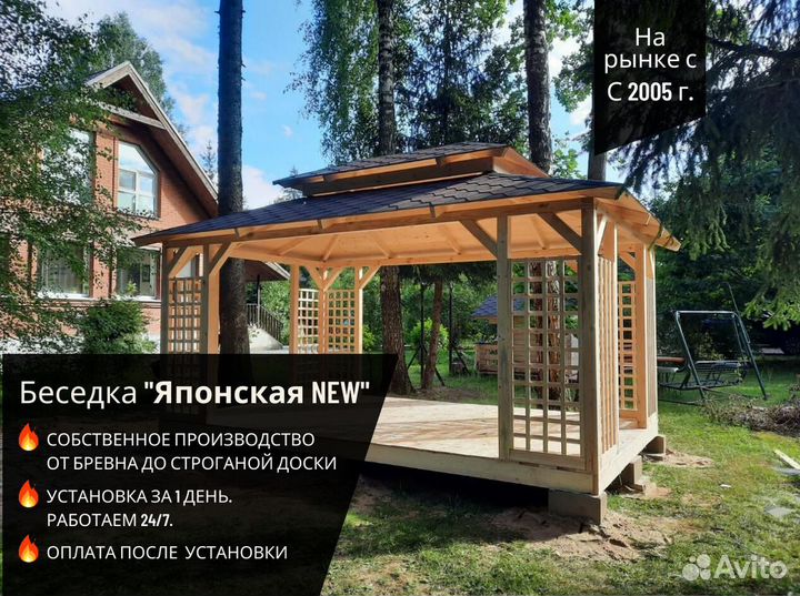 Беседка под ключ