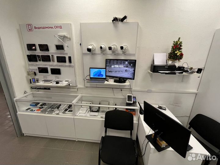 Установка камер видеонаблюдения, домофонов