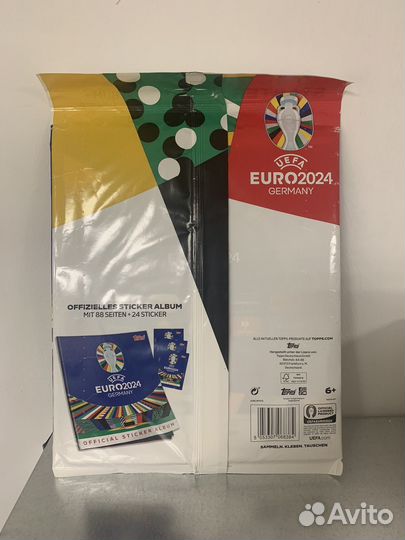 Стартовый набор Наклейки uefa Euro 2024 Topps