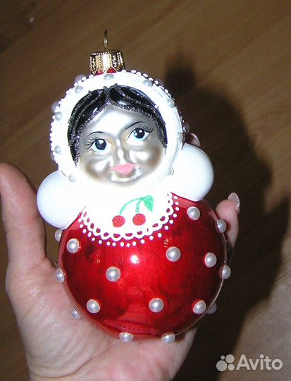 Игрушка елочная, стекло