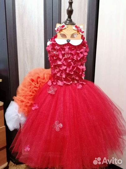 Платье лисички