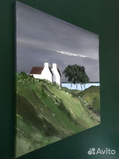 Пейзаж на холсте 50х50