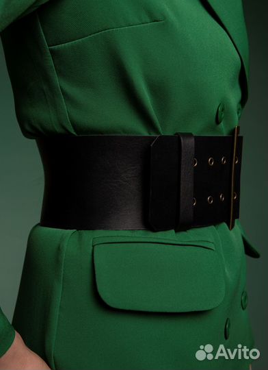 Ремень женский кожаный