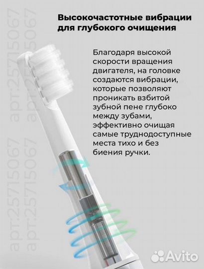 Электрическая зубная щетка Xiaomi Mijia Sonic