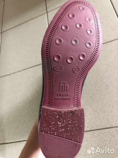 Резиновые полусапожки 37