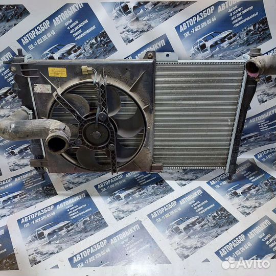 Радиатор основной/диффузор daewoo nexia