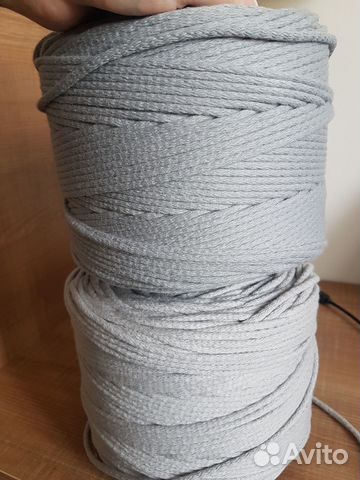 Шнур хлопковый 5мм разные цвета