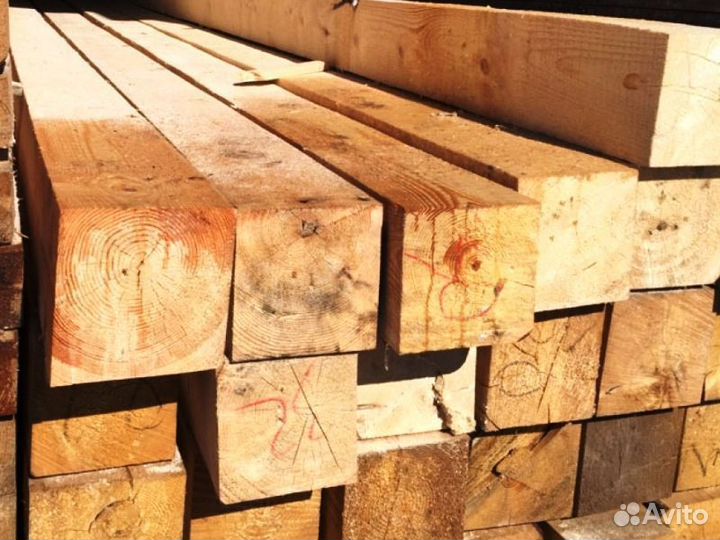 Брус обрезной ест. влаж. хвоя 2 сорт 150х150х6,0