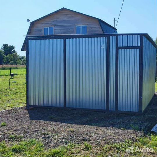 Гараж пенал ракушка металлический оцинкованный