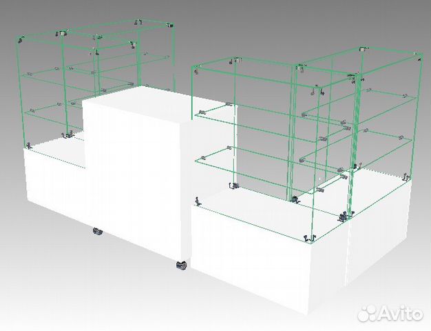 Торговый полуостров. Стеклянные полуостровки для торговли. Модуль стеклянный 1200 400. Механизм вращения стеклянной витрины на стол для косметики.