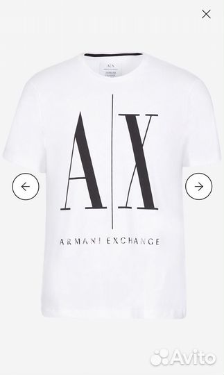 Armani exchange футболка