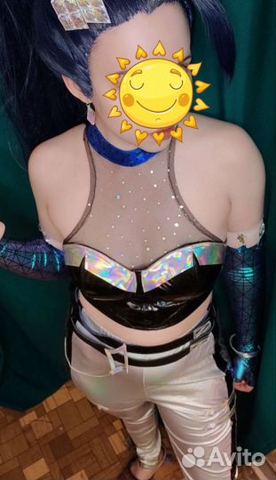 Косплей Кайса KDA League of legends костюм + парик