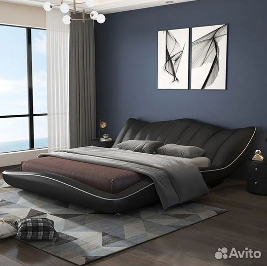 Кровать дизайнерская двуспальная