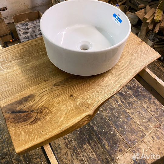 Деревянные столешницы для раковин и ванных комнат