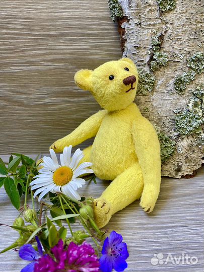 Мишка тедди ручная работа плюшевый