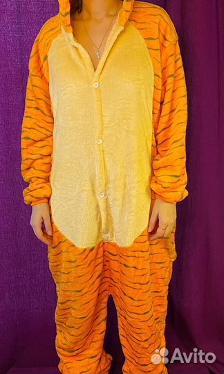 Кигуруми Тигруля для взрослых (размер 44-46)