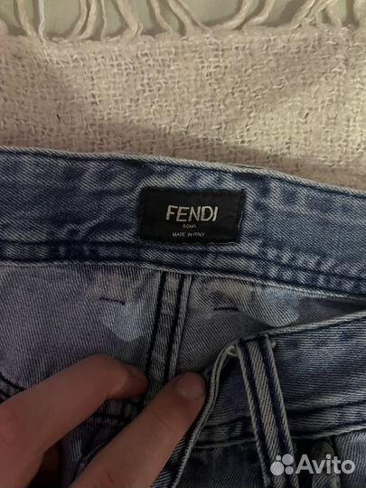 Джинсы fendi