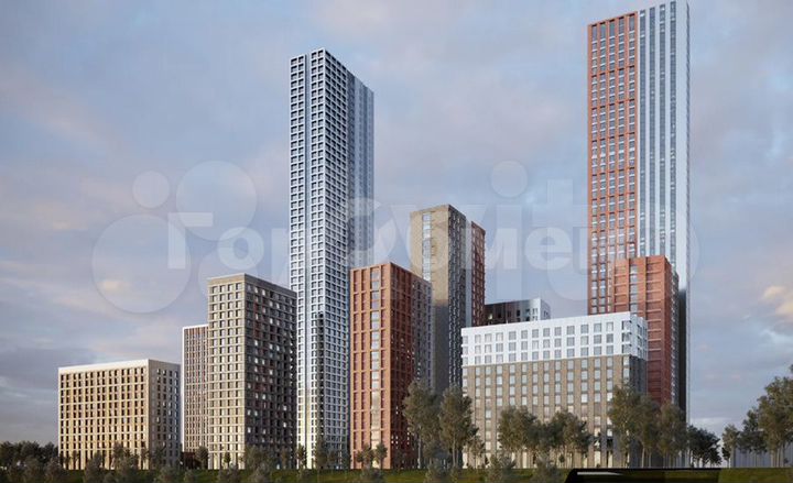 1-к. квартира, 40 м², 44/52 эт.