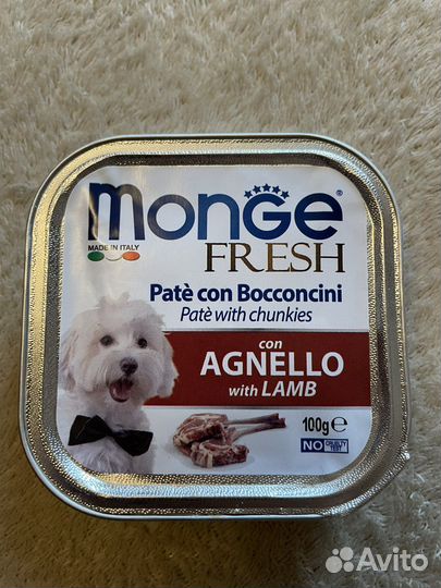 Влажный корм для собак Monge Dog Fresh