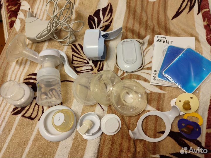 Молокоотсос avent электрический двойной