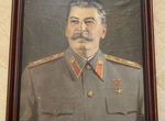 Портрет Сталина. Холст, масло