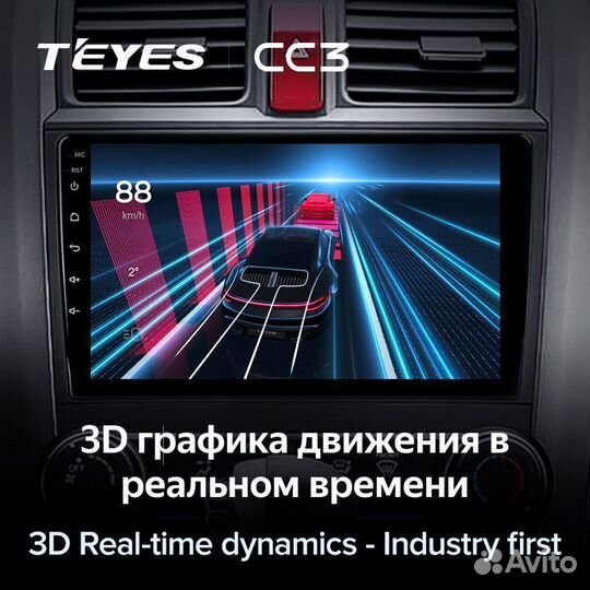 Магнитола Teyes CC3 Plus Honda CR-V 2006-2012