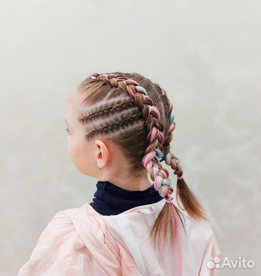 Косы детям с канекалоном