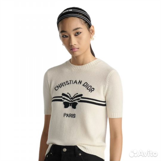 Кашемировая футболка Christian Dior New Оригинал