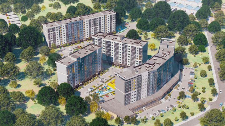 2-к. квартира, 56,7 м², 4/9 эт.