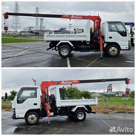 Самосвал Isuzu Elf с КМУ UNIC, 2006